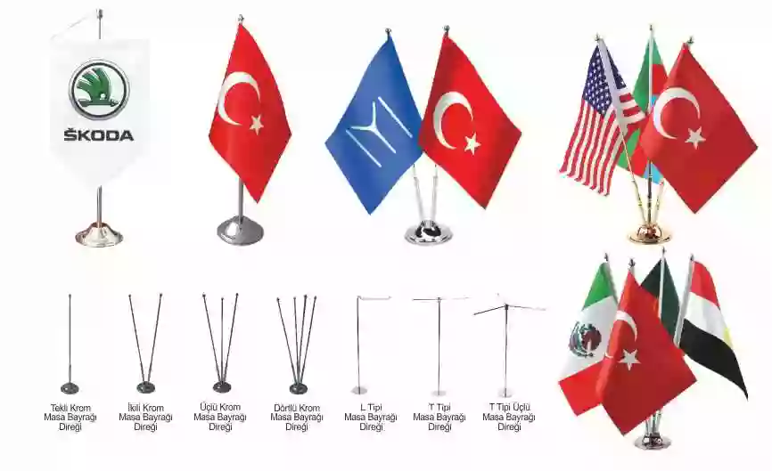 Masa Bayrağı Örnekleri