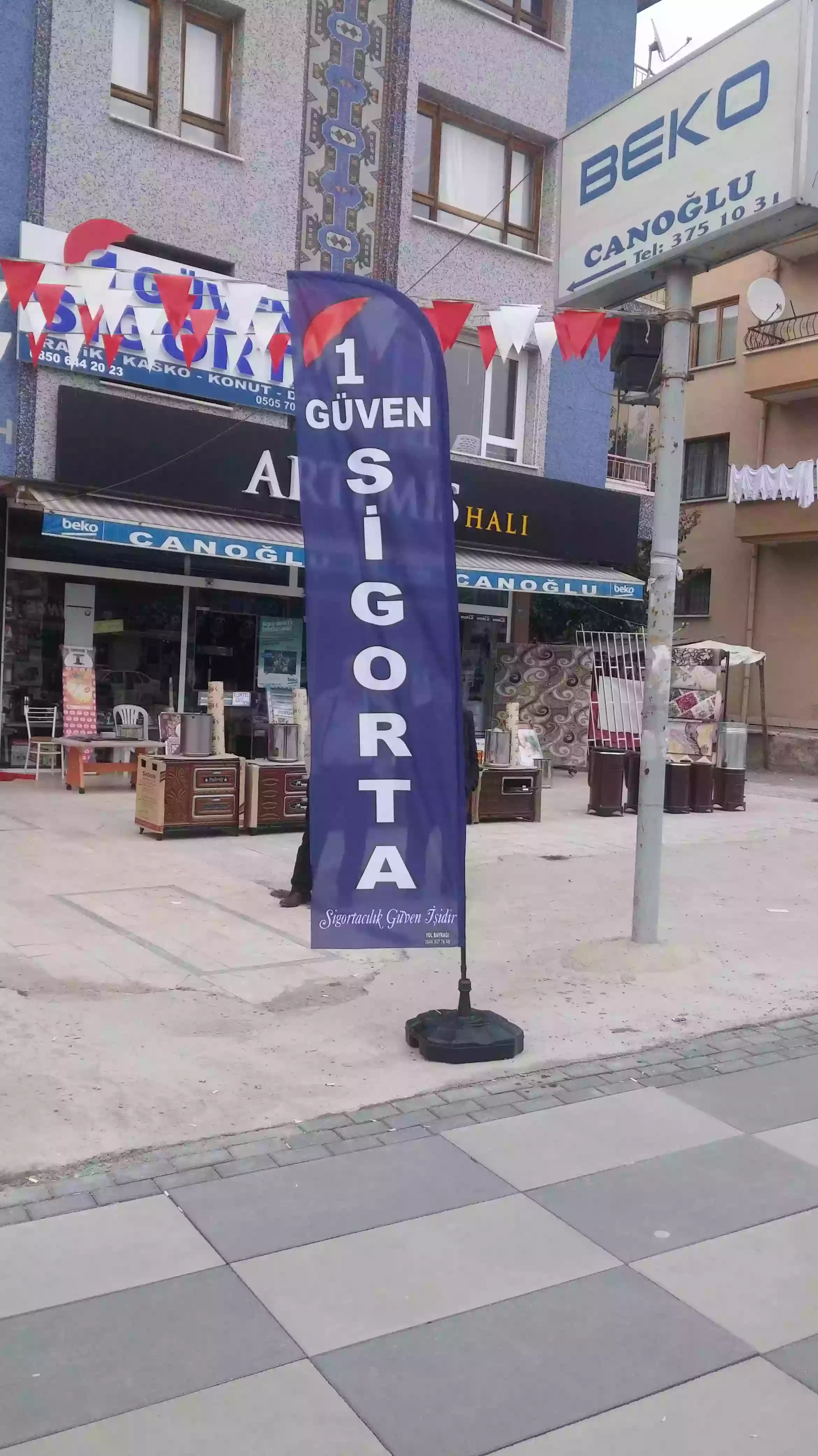Sigortacı Plaj Bayrağı Örnekleri